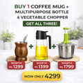 MUG BOTTLE & CHOPPER DEAL