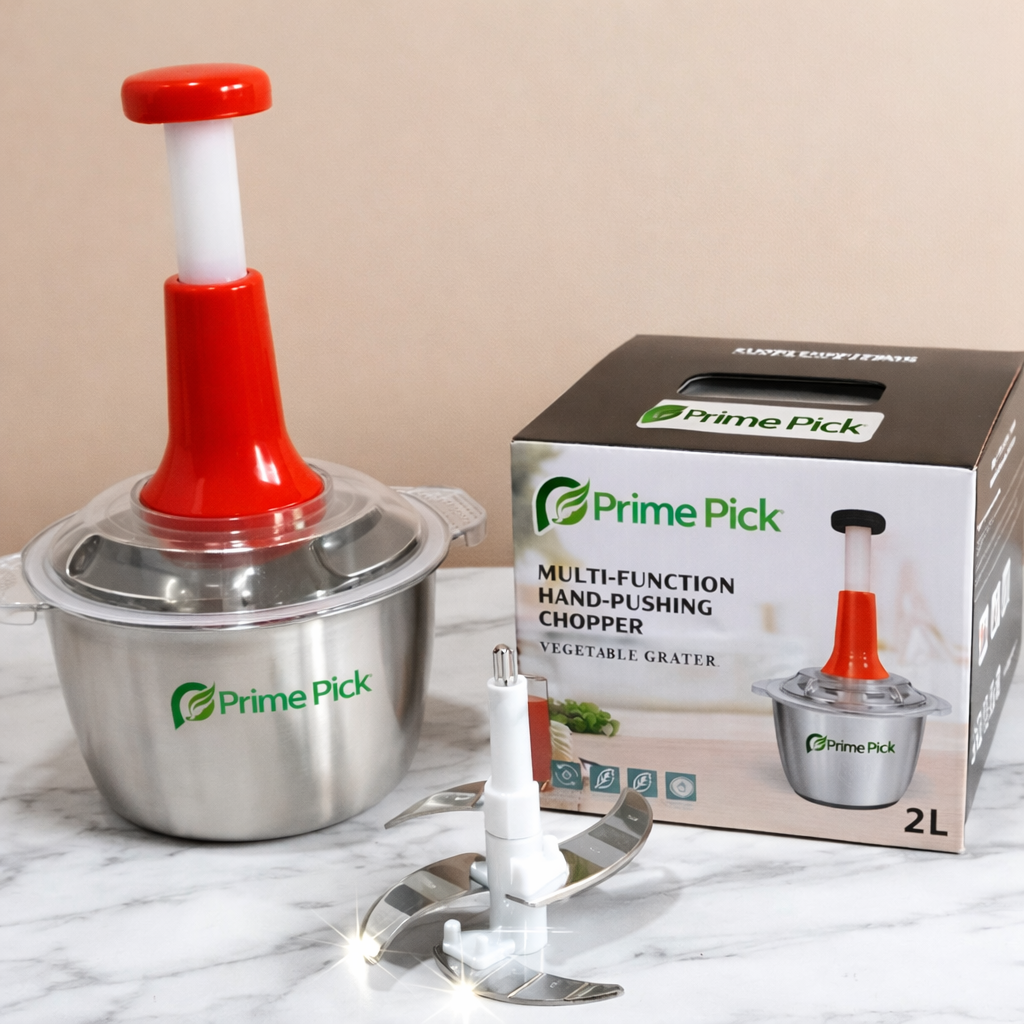 Prime Pick Multi-Function Hand-Pushing Chopper 2L